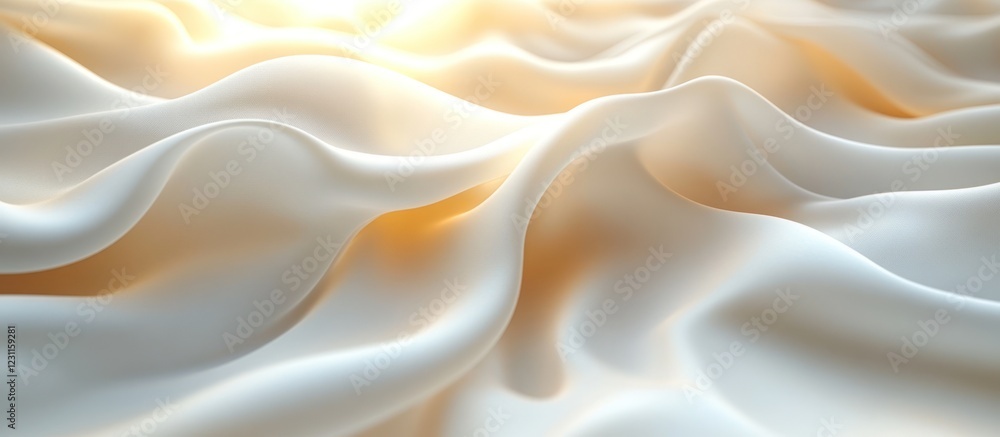 Fototapeta premium Elegant Cream Fabric Texture.