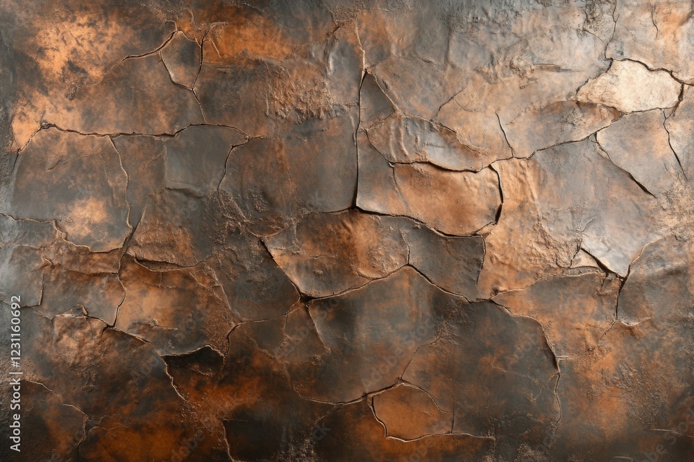 Rustic textured background with cracked, stone-like patterns in warm copper and earthy tones, evoking a rugged and industrial aesthetic. Rustic textured background with cracked, stone-like patterns in warm copper and earthy tones, evoking a rugged and industrial aesthetic.