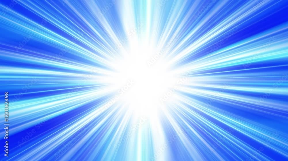 放射状の光の背景