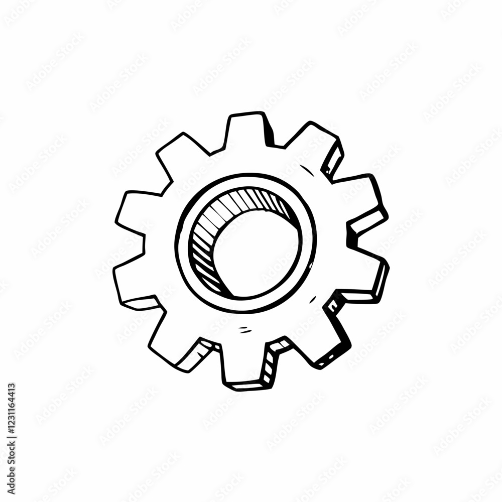 gear icon vector illustration gear icon vector illustration