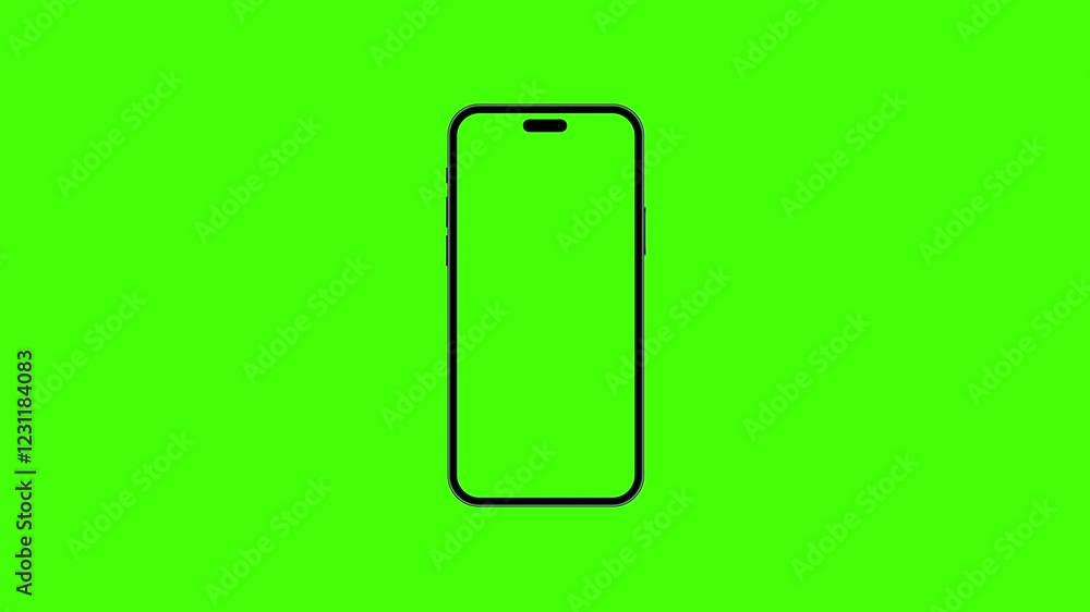 Mobile Phone Mock Up With Green Screen Background Smartphone with blank green screen. Mockup Animation of Smartphone with Chroma Key Display. Smartphone with green screen isolated on white background. Mobile Phone Mock Up With Green Screen Background Smartphone with blank green screen. Mockup Animation of Smartphone with Chroma Key Display. Smartphone with green screen isolated on white background.