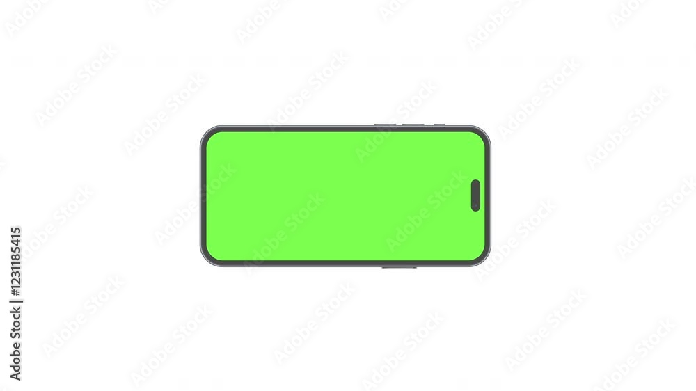 Mobile Phone Mock Up With Green Screen Background Smartphone with blank green screen. Mockup Animation of Smartphone with Chroma Key Display. Smartphone with green screen isolated on white background. Mobile Phone Mock Up With Green Screen Background Smartphone with blank green screen. Mockup Animation of Smartphone with Chroma Key Display. Smartphone with green screen isolated on white background.