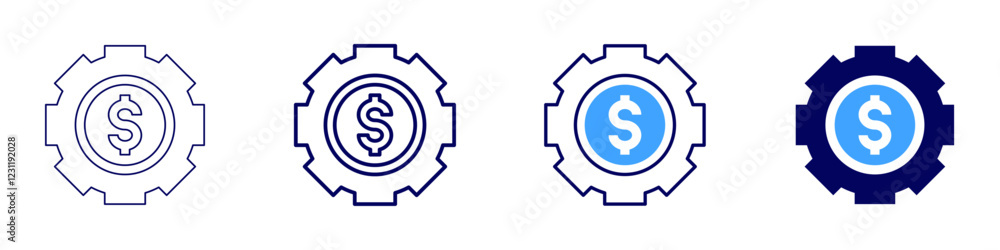Asset management icon in 4 different styles. Thin Line, Line, Bold, and Bold Line. Duotone style. Editable stroke Asset management icon in 4 different styles. Thin Line, Line, Bold, and Bold Line. Duotone style. Editable stroke
