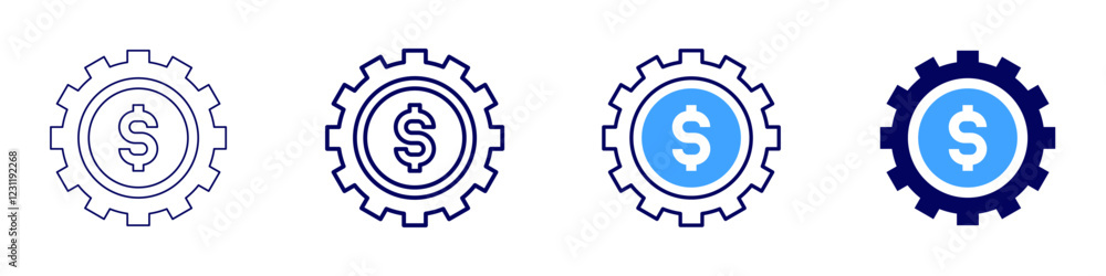Business intelligence icon in 4 different styles. Thin Line, Line, Bold, and Bold Line. Duotone style. Editable stroke Business intelligence icon in 4 different styles. Thin Line, Line, Bold, and Bold Line. Duotone style. Editable stroke