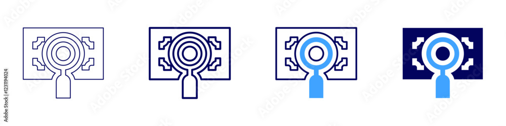 Money management icon in 4 different styles. Thin Line, Line, Bold, and Bold Line. Duotone style. Editable stroke Money management icon in 4 different styles. Thin Line, Line, Bold, and Bold Line. Duotone style. Editable stroke