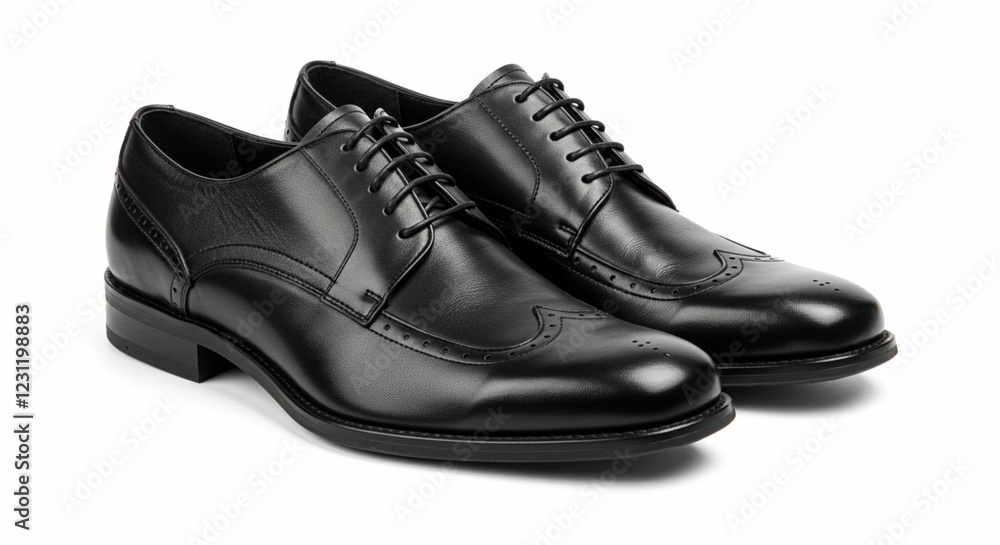 Elegant Black Leather Brogue Shoes Formal Footwear Men s Style Elegant Black Leather Brogue Shoes Formal Footwear Men s Style