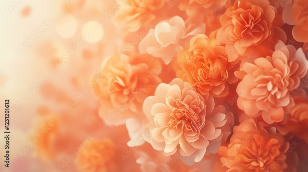 Peach Blossom Floral Delight: A Soft, Dreamy Bouquet Peach Blossom Floral Delight: A Soft, Dreamy Bouquet