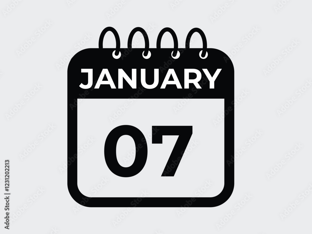 gradient and transparency concept. january 7 calendar, tear-off calendar animation for january 7 banner Illustration isolated vector sign symbol
gradient and transparency concept. january 7 calendar, tear-off calendar animation for january 7 banner Illustration isolated vector sign symbol