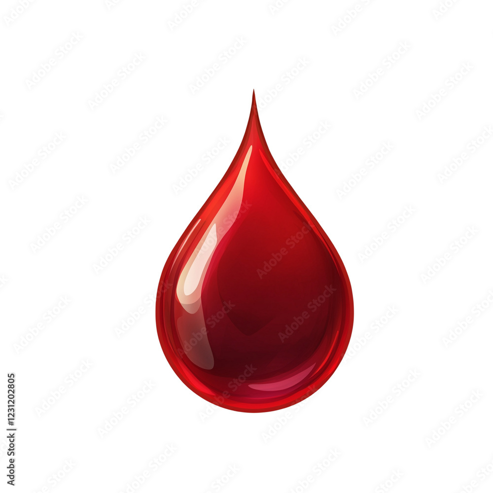 drop of blood isolated on transparent background drop of blood isolated on transparent background