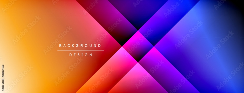 Colorful gradient with lines made of shadow and light. Creative background Colorful gradient with lines made of shadow and light. Creative background
