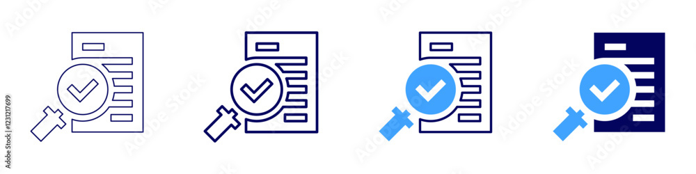 Contract template icon in 4 different styles. Thin Line, Line, Bold, and Bold Line. Duotone style. Editable stroke Contract template icon in 4 different styles. Thin Line, Line, Bold, and Bold Line. Duotone style. Editable stroke