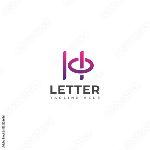 Creative HO, OH letter logo design