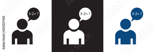 Disability icon set.  Modern  style of handicap related icons. features of physical and mental development, assistive devices, inclusivity, and more.  isolated on white and black background. EPS 10