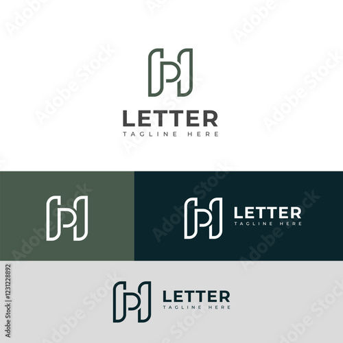 Creative HP ,PH letter logo design