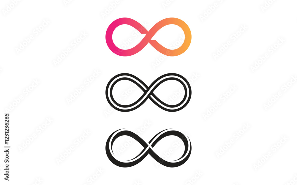 Infinity Loop motion Design Vector icon illustration Infinity Loop motion Design Vector icon illustration