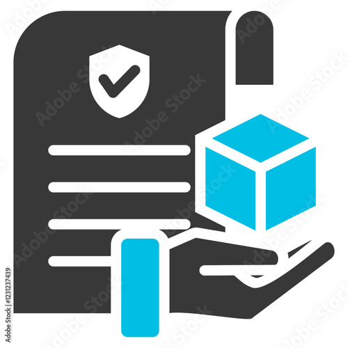 Open Standard Glyph Blue Grey Icon