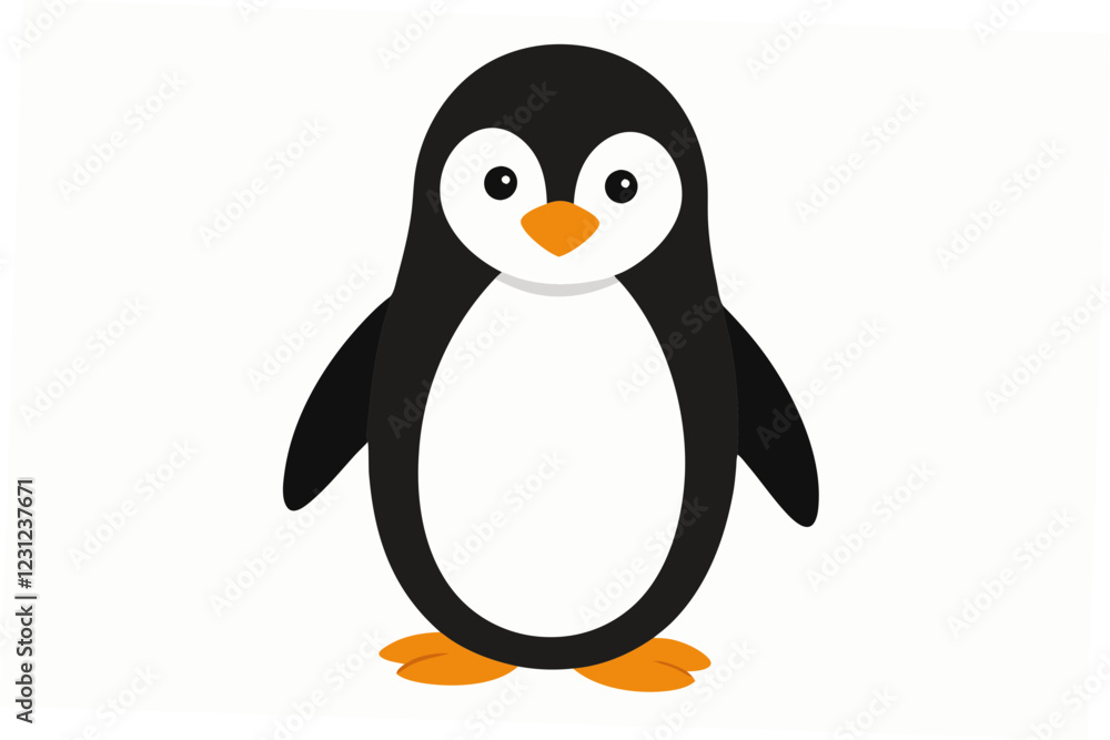 Fototapeta premium penguin on a white background