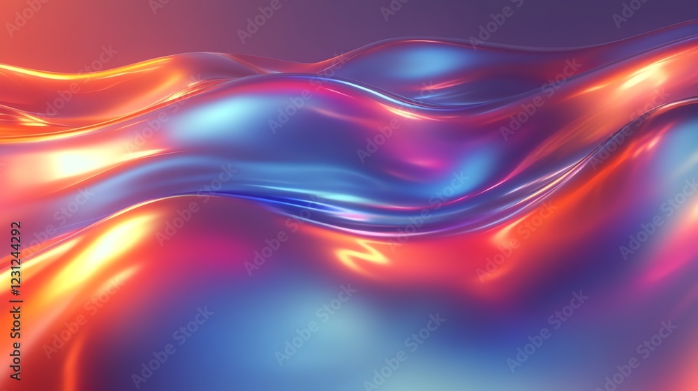 Holographic cyan, magenta, and yellow foil iridescent texture, featuring vibrant primary color gradients with dazzling reflective effects. Ultra HD maximum quality, a striking and bold abstract style Holographic cyan, magenta, and yellow foil iridescent texture, featuring vibrant primary color gradients with dazzling reflective effects. Ultra HD maximum quality, a striking and bold abstract style
