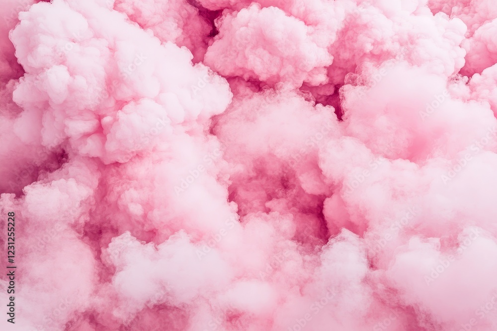 Fototapeta premium Soft Pink Clouds in a Dreamy Background for Creative Designs