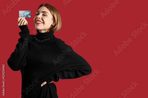 Young woman with credit car...