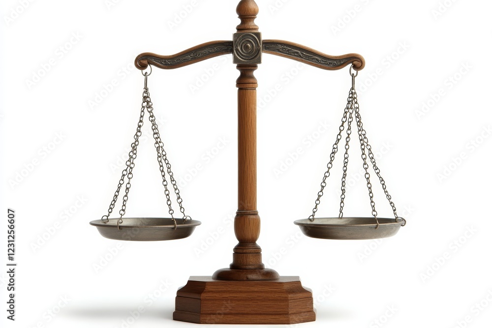 Traditional Wooden Balance Scale Showcasing Justice and Fairness Traditional Wooden Balance Scale Showcasing Justice and Fairness