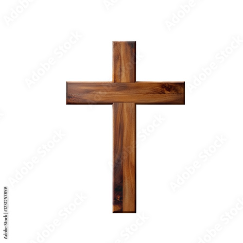 Wallpaper Mural Old wooden cross minimalist flat design Torontodigital.ca