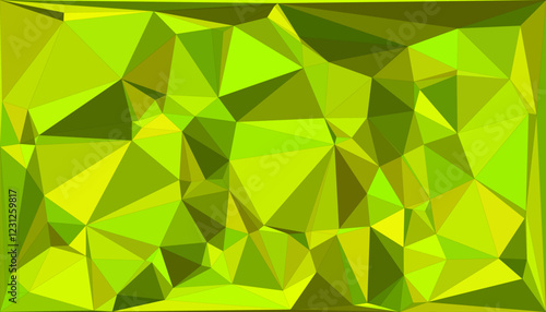 Abstract Polygonal Background with Geometric Shapes in Vibrant Colorful Design, Modern Digital Artwork for Websites, Technology, and Creative Projects