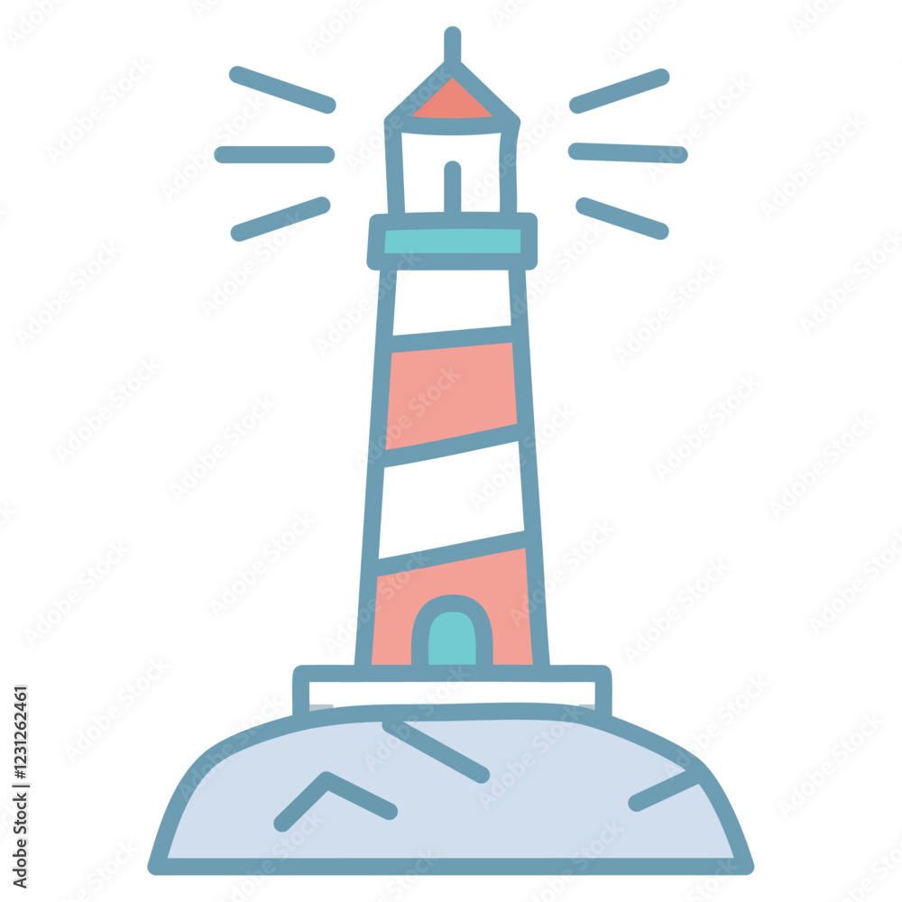 Coastal Lighthouse Vector Illustration design
Coastal Lighthouse Vector Illustration design