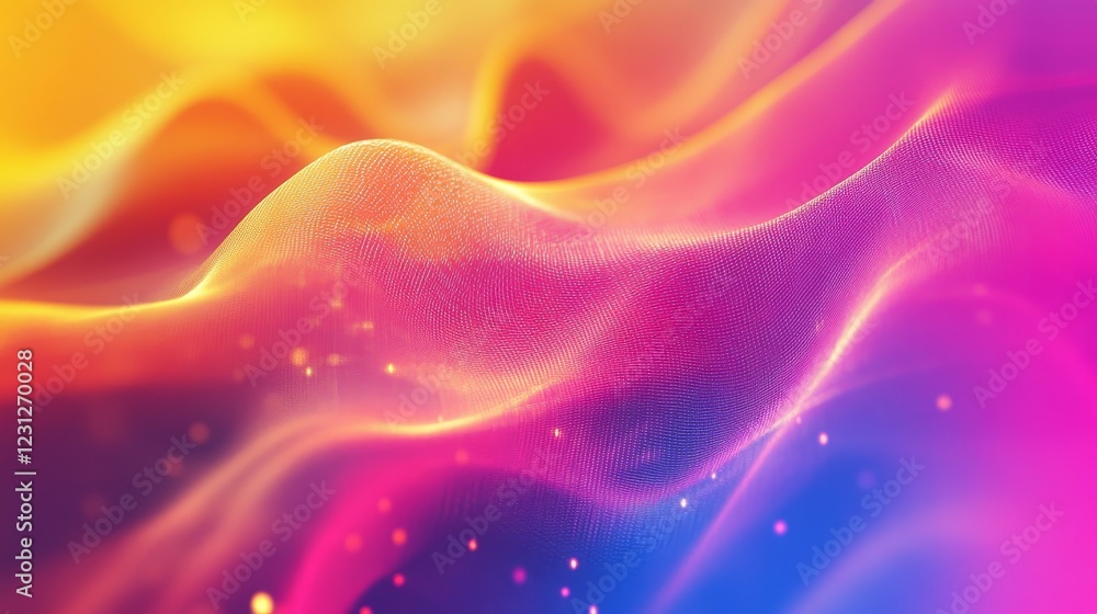 Vibrant Flow of Color Waves: An Abstract Journey into Visual Serenity Vibrant Flow of Color Waves: An Abstract Journey into Visual Serenity