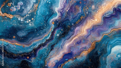 Fluid Art and Ink in Water: Mesmerizing Swirls and Vibrant Colors Evoking Creativity and Innovation