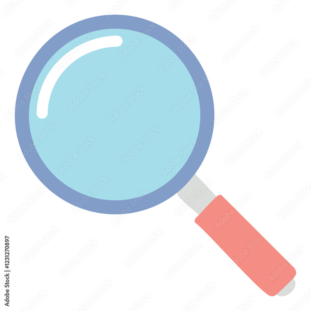 Magnifying Glass Icon Vector Illustration Magnifying Glass Icon Vector Illustration