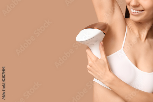 Young woman with modern pho...