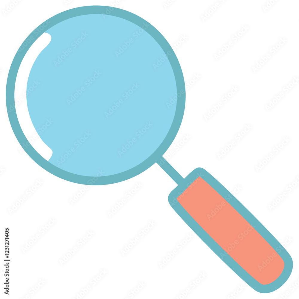 Magnifying Glass Icon Vector Illustration Magnifying Glass Icon Vector Illustration