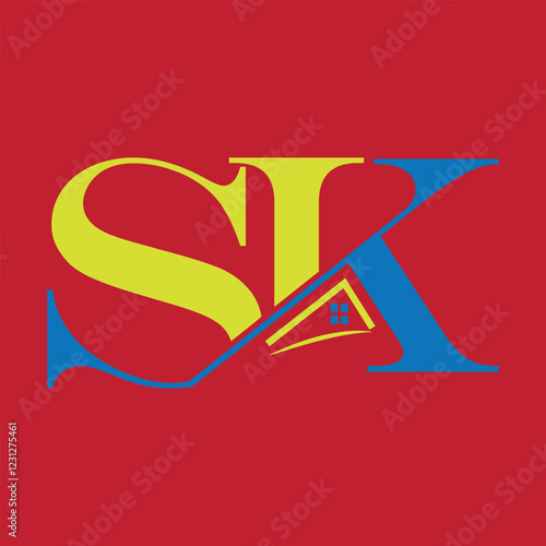 lettermark logo, SK