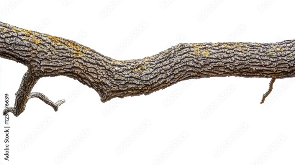 Texture of Weathered Oak Tree Branch with Lichen and Bark Patterns Texture of Weathered Oak Tree Branch with Lichen and Bark Patterns