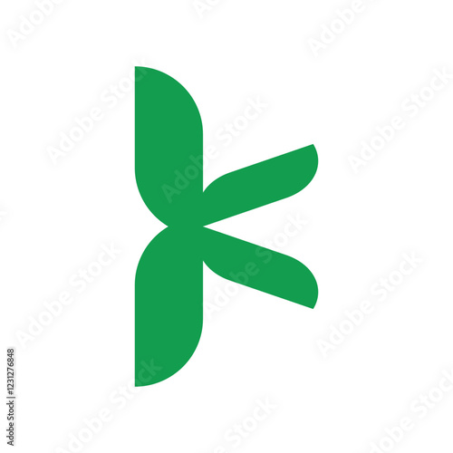 lettermark logo,K