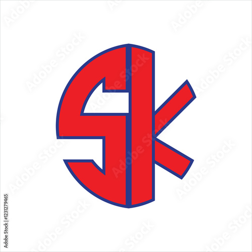 lettermark logo,SK