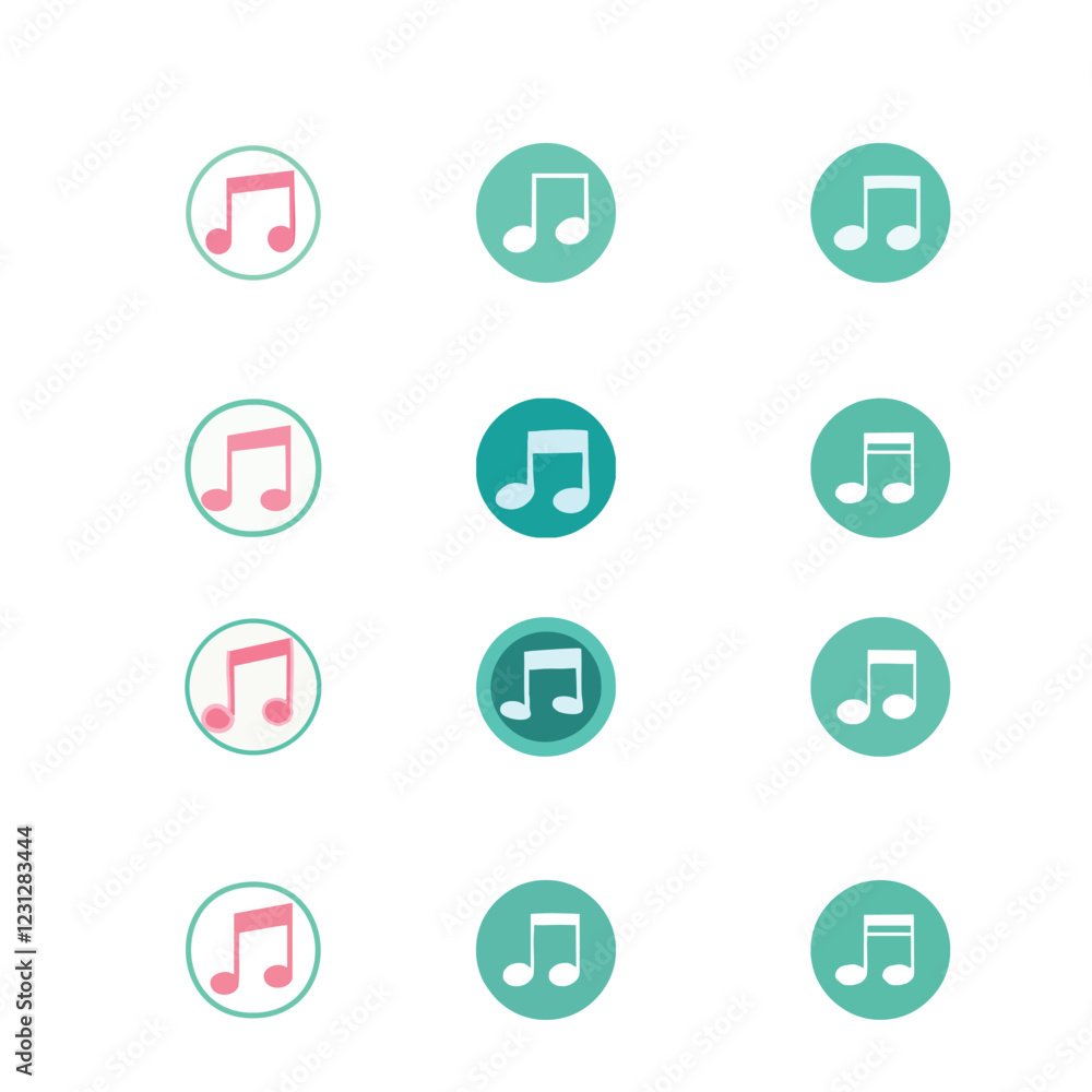 Music Note Icon Vector Design Music Note Icon Vector Design