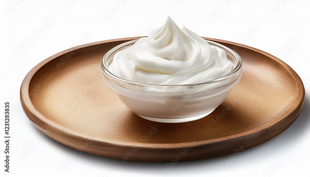 vanilla ice cream. Whipped cream isolated on white backgeound vanilla ice cream. Whipped cream isolated on white backgeound