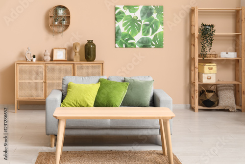 Stylish interior of living ...