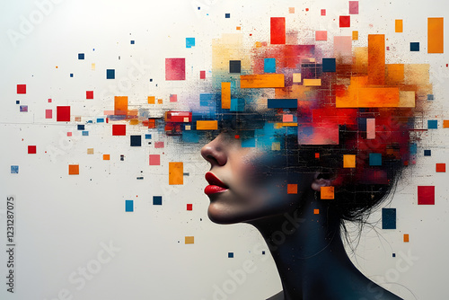 Fragmentation, Deconstruction, Abstract forms, Conceptual layers, Puzzle design, Interpretative design