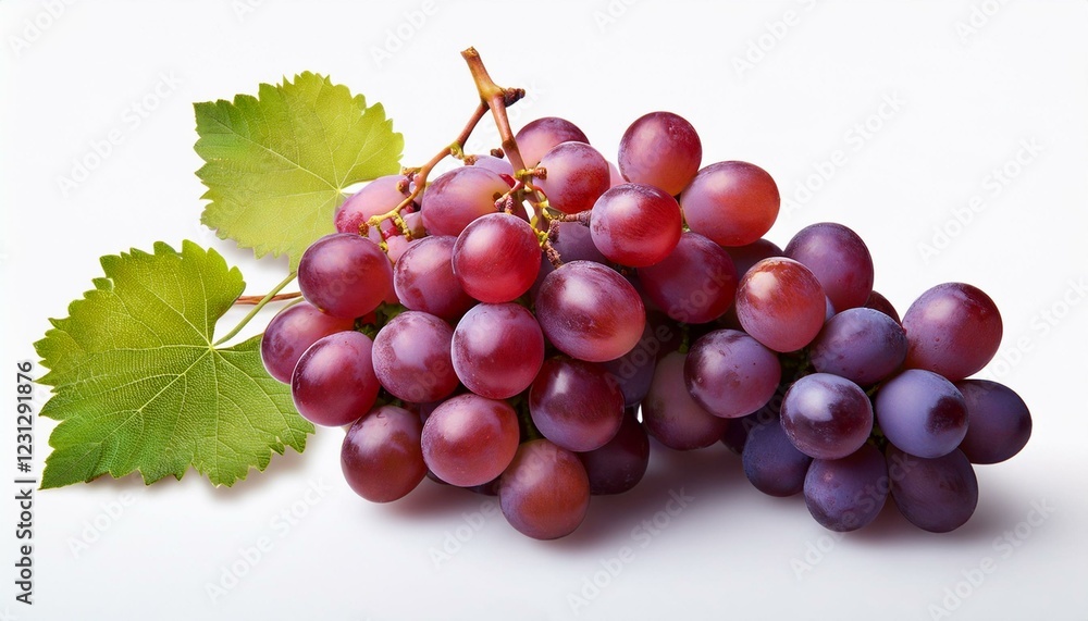 Fototapeta premium bunch of grapes isolated on white. Grapes isolated on white background.