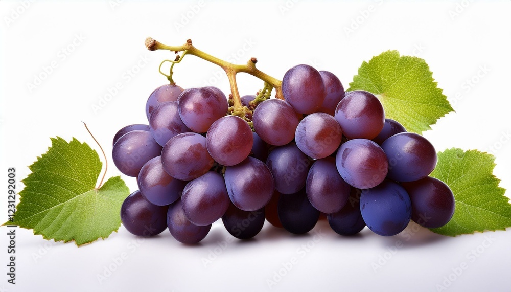 Obraz premium bunch of grapes isolated on white. Grapes isolated on white background.