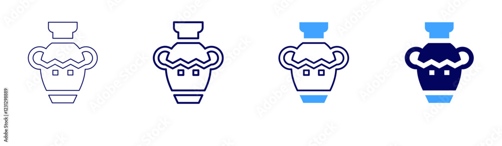 Ceramic designs icon in 4 different styles. Thin Line, Line, Bold, and Bold Line. Duotone style. Editable stroke Ceramic designs icon in 4 different styles. Thin Line, Line, Bold, and Bold Line. Duotone style. Editable stroke