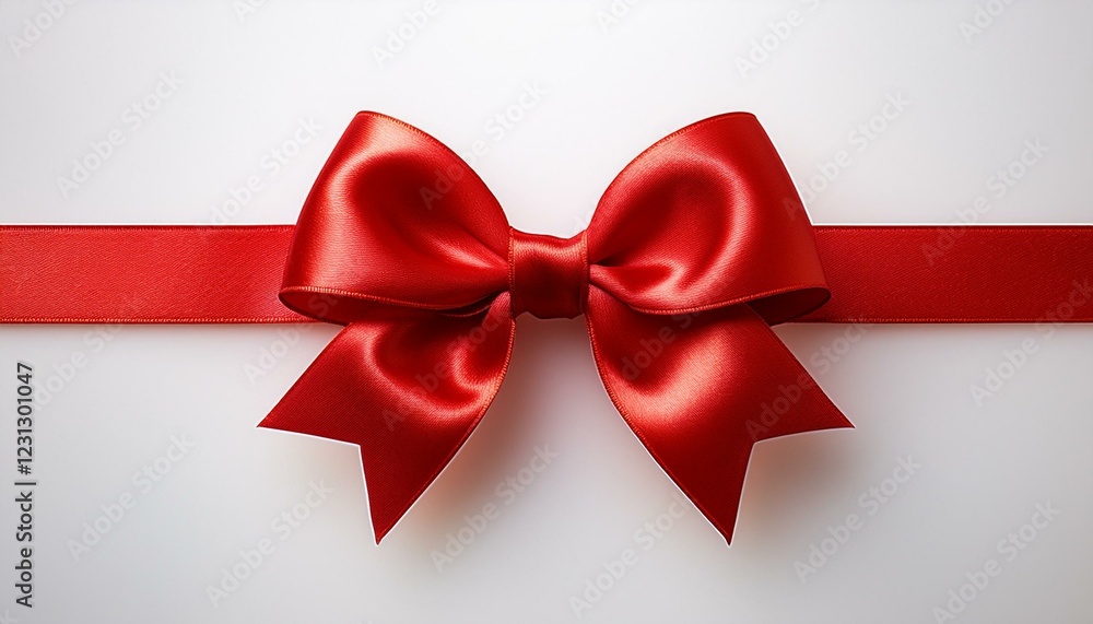 Red bow on a white background. Red bow isolated on White. Red bow on a white background. Red bow isolated on White.