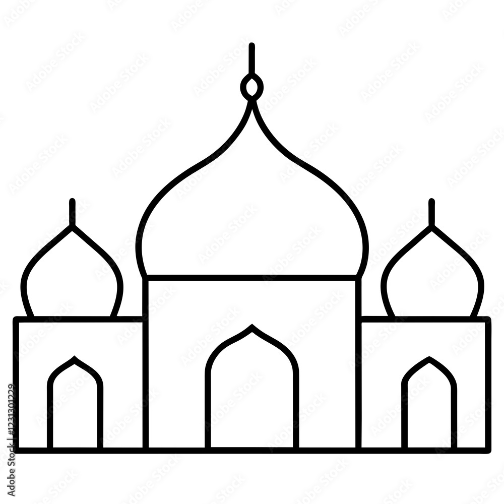 taj mahal vector illustration taj mahal vector illustration