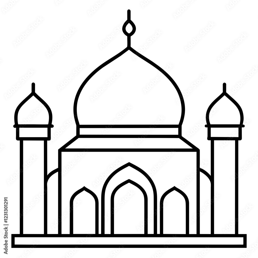 taj mahal vector illustration taj mahal vector illustration