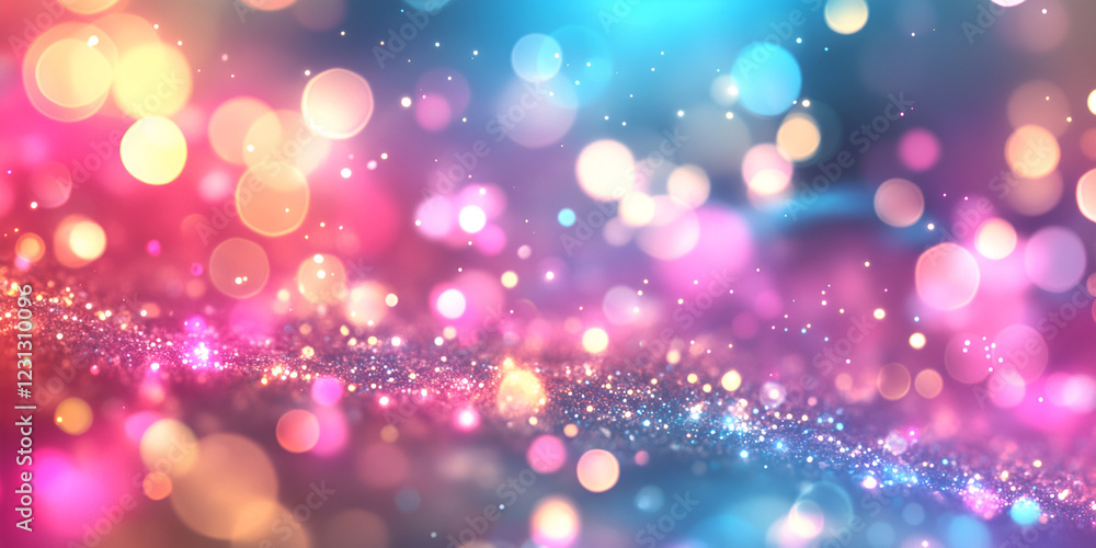 Vibrant Colorful Bokeh Light Abstract Background Vibrant Colorful Bokeh Light Abstract Background