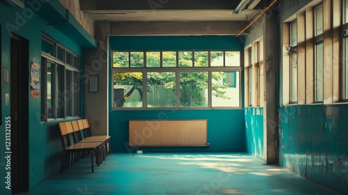 4k  A picture of a closed school turning into a new learning space  In Korea