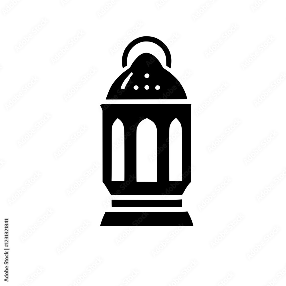 Ramadan Lantern Icon: A traditional Ramadan lantern with intricate details is illustrated in black and white, serving as a timeless symbol of spirituality, hope, and celebration. Ramadan Lantern Icon: A traditional Ramadan lantern with intricate details is illustrated in black and white, serving as a timeless symbol of spirituality, hope, and celebration.